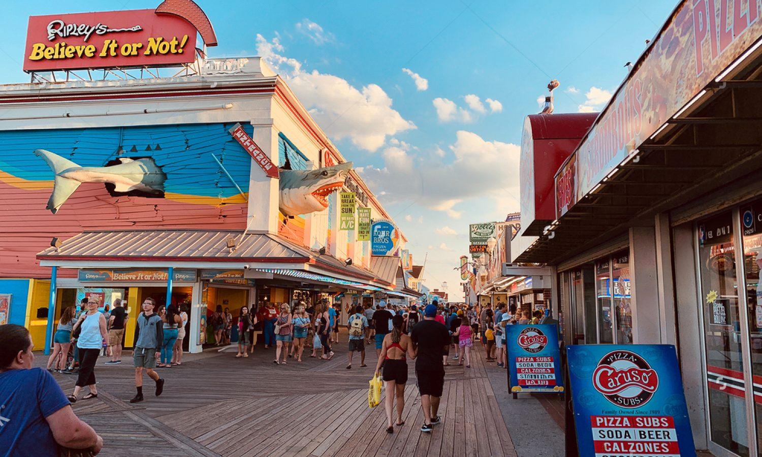 Bethany Beach boardwalk by D.B.'s Fries